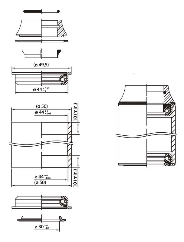 1 1/8 Semi-Integrated ZS44