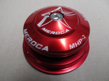 Meroca MHP-2 Alu A-Head Steuersatz Tapered rot ZS56/40 ZS44/28.6